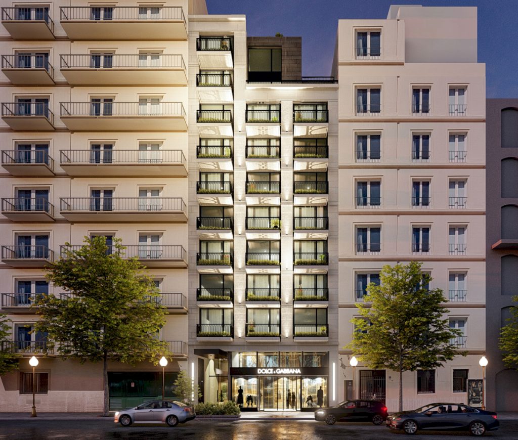 Fachada del edificio Edición Limitada Alvear, de la desarrolladora PRIDE DEVELOPER