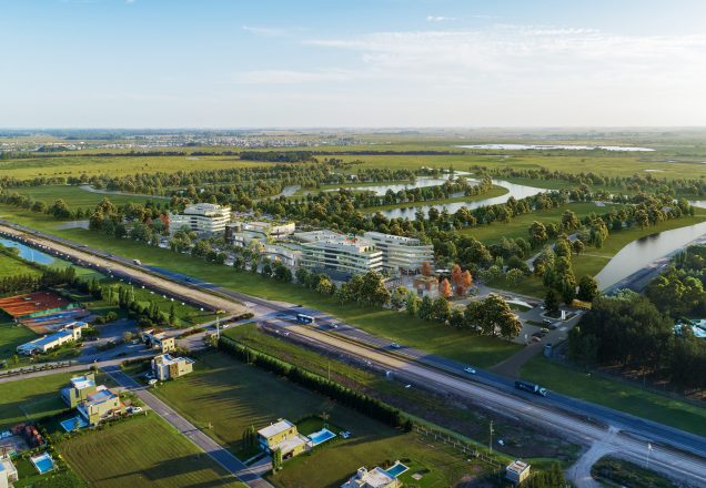 Vista aérea de Meet Pride Canning, un desarrollo de PRIDE DEVELOPER